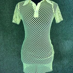 Fish net cover up/ dress